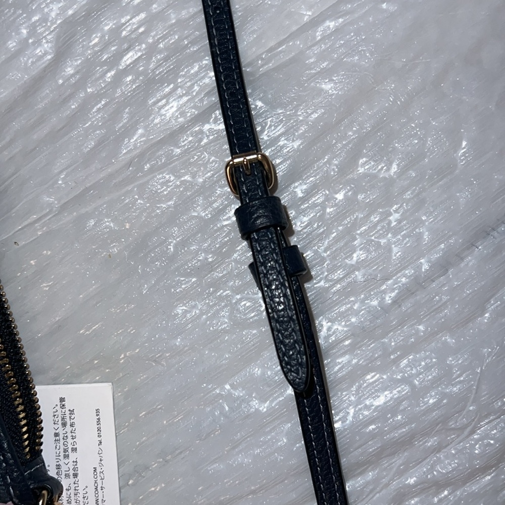 EUC Coach Floral Crossbody Bag - Blue - Picture 10 of 14